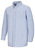 Light Blue Boys Long Sleeve Oxford