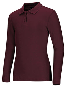 G.C.A. Girls Fitted Long Sleeve Polo