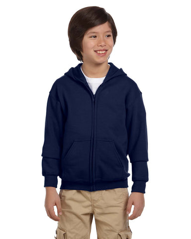 Youth Full-Zip Hooded Sweatshirt